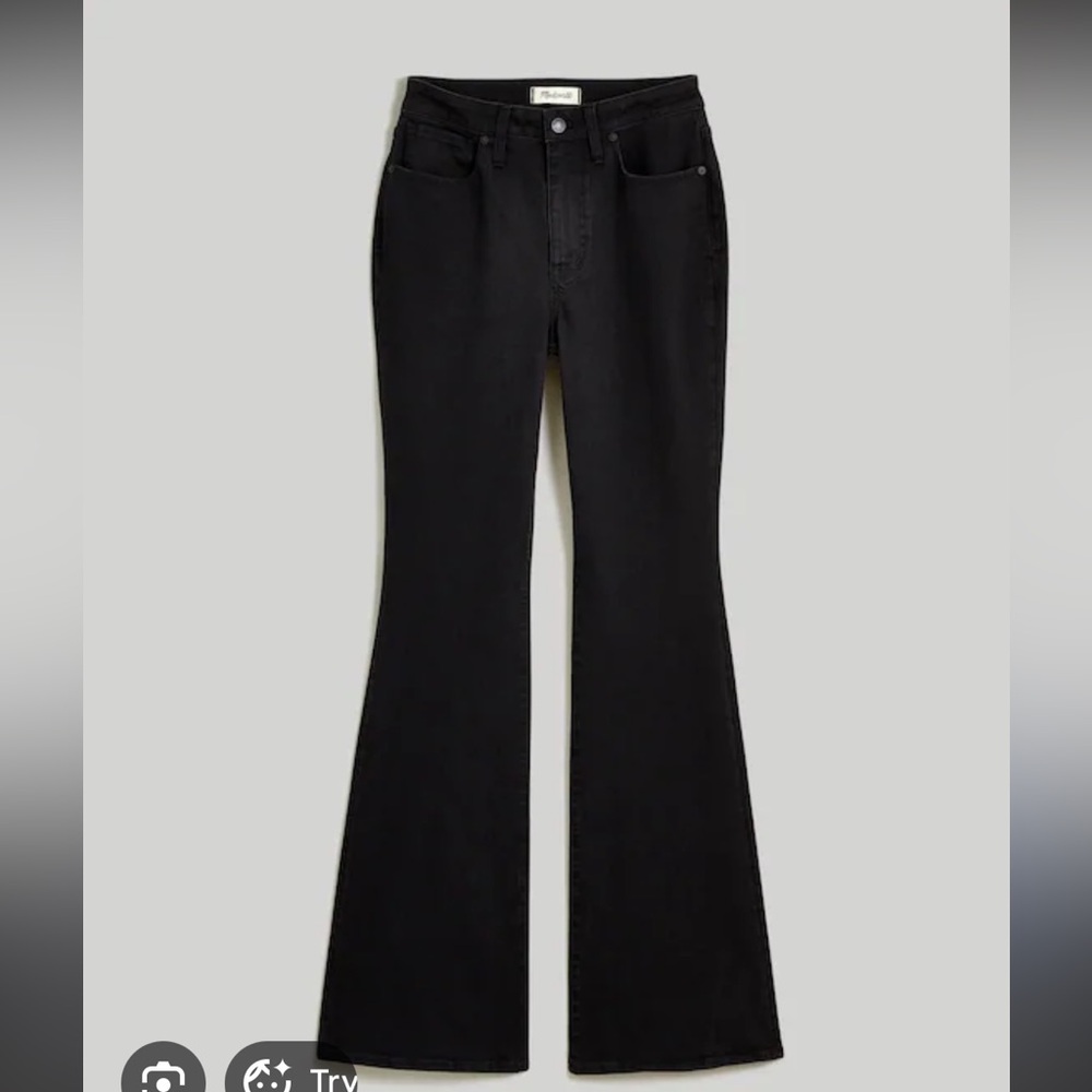 Madewell Black Flare Jeans